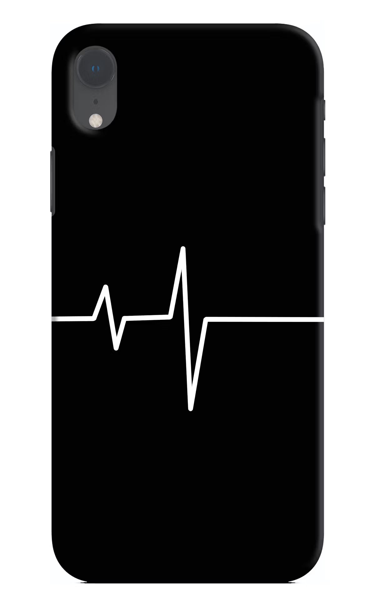 Heart Beats iPhone XR Hard Case Back Cover by Casekaro