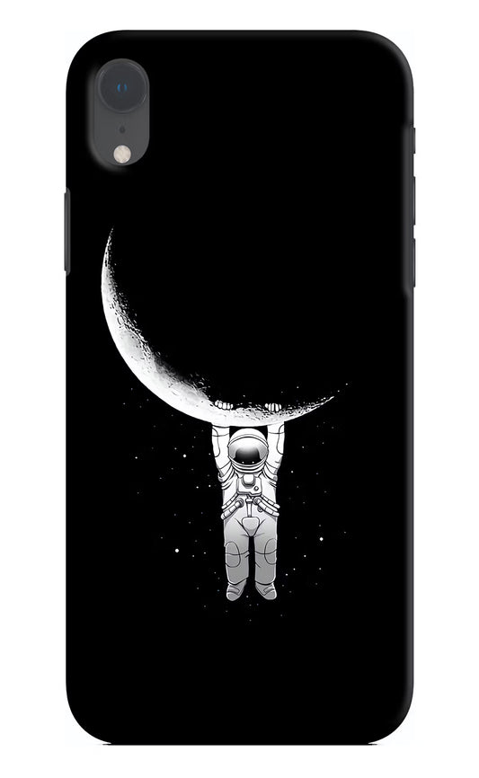 Moon Space iPhone XR Hard Case Back Cover by Casekaro