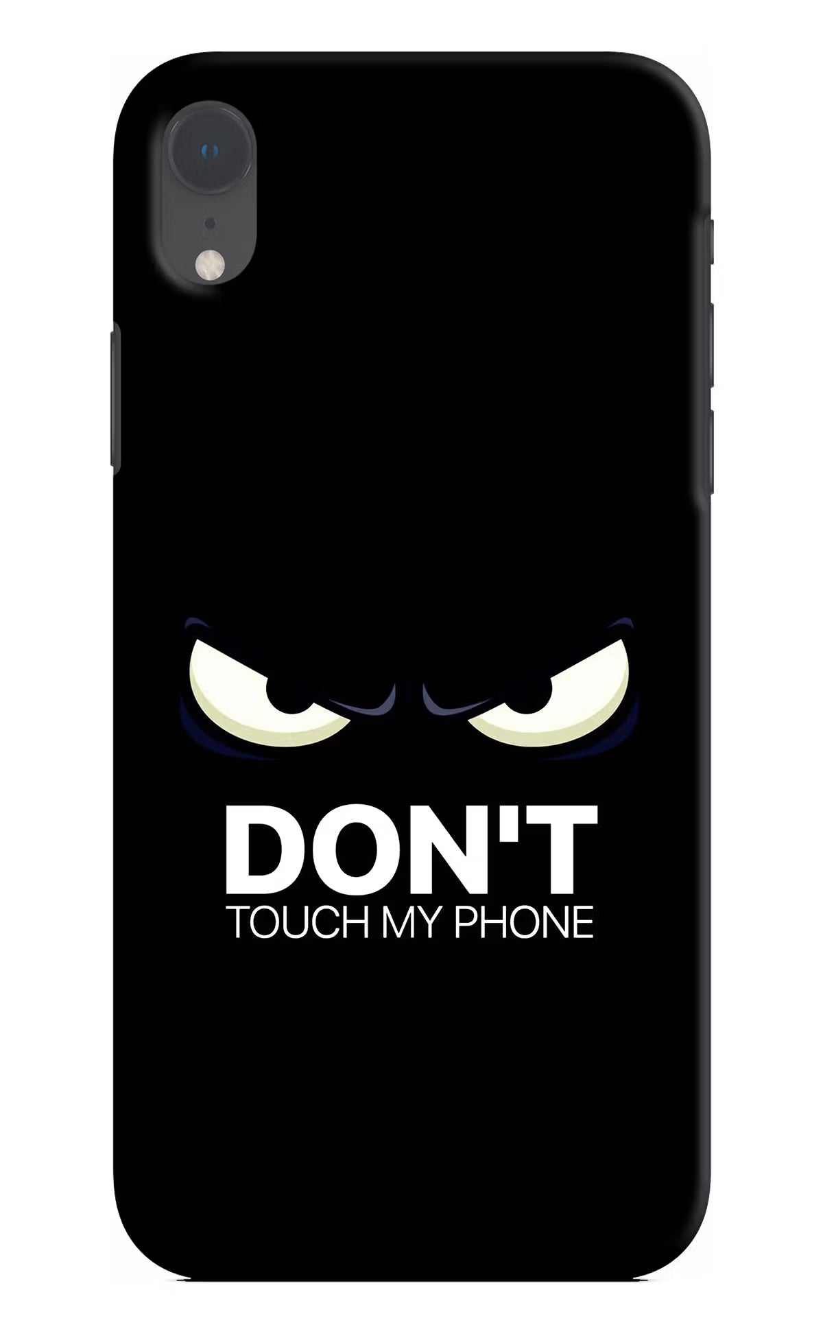 Don'T Touch My Phone iPhone XR Hard Case Back Cover by Casekaro