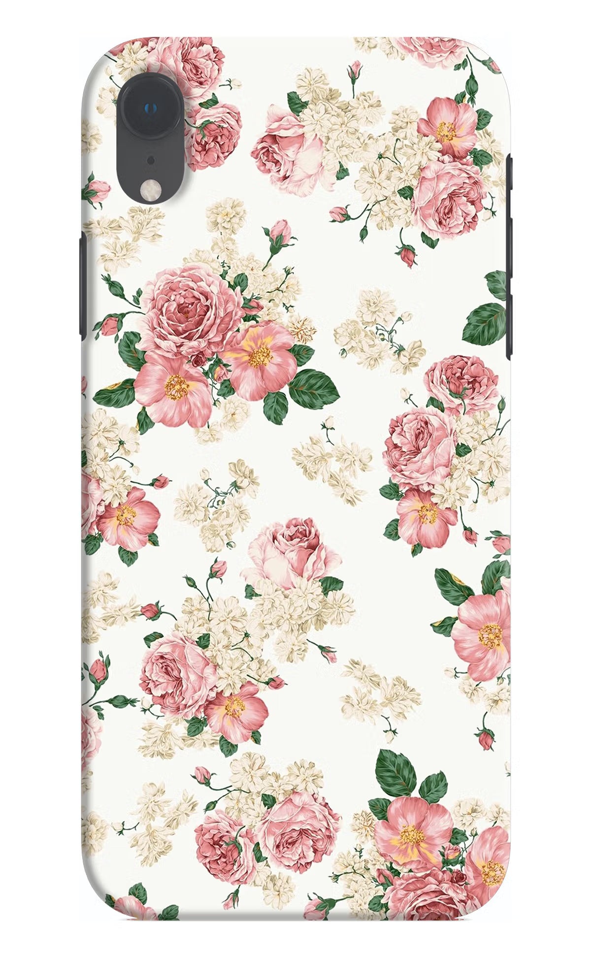Flowers iPhone XR Hard Case Back Cover by Casekaro