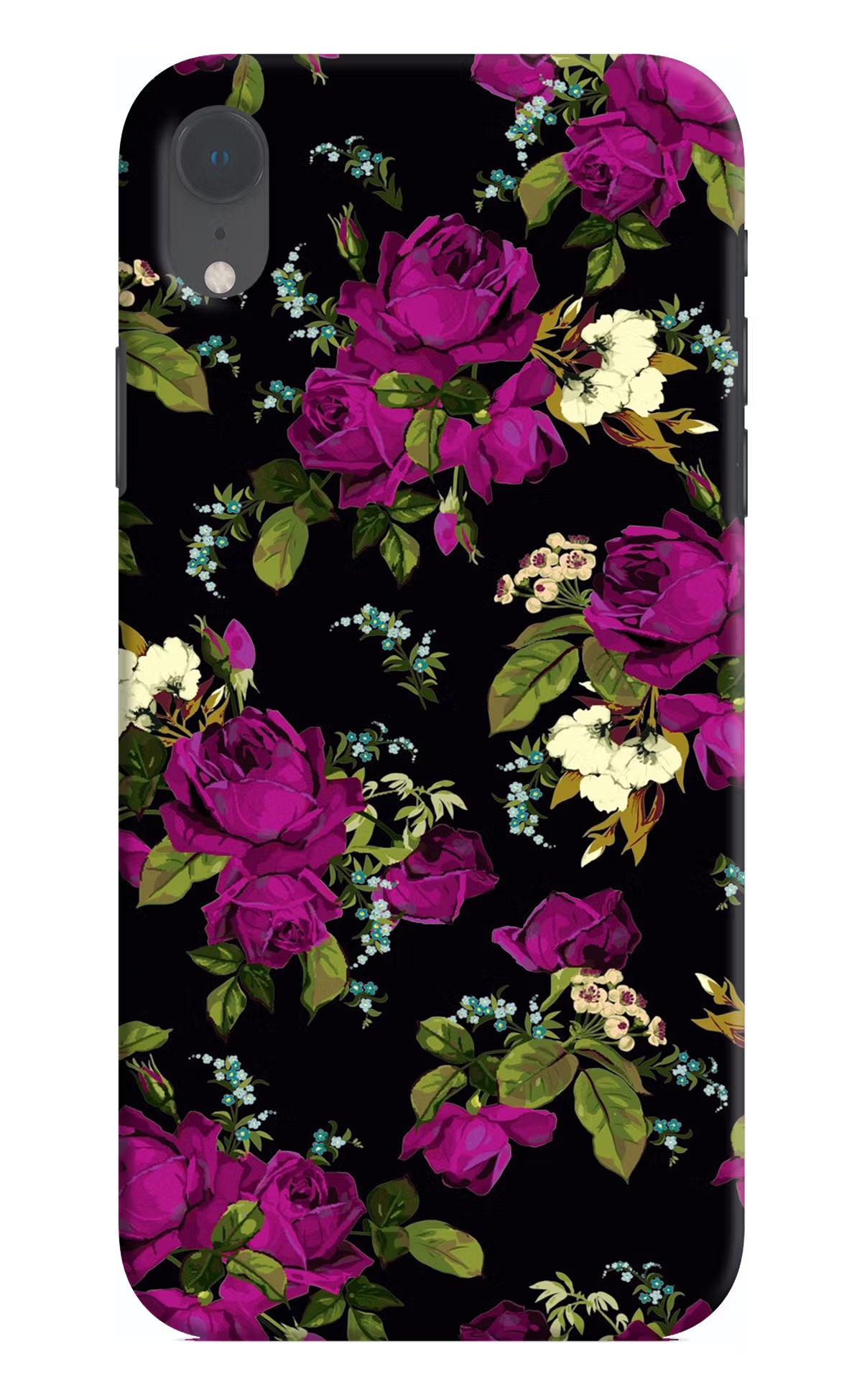 Flowers iPhone XR Hard Case Back Cover by Casekaro