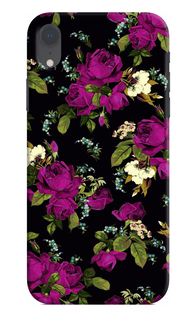 Flowers iPhone XR Hard Case Back Cover by Casekaro