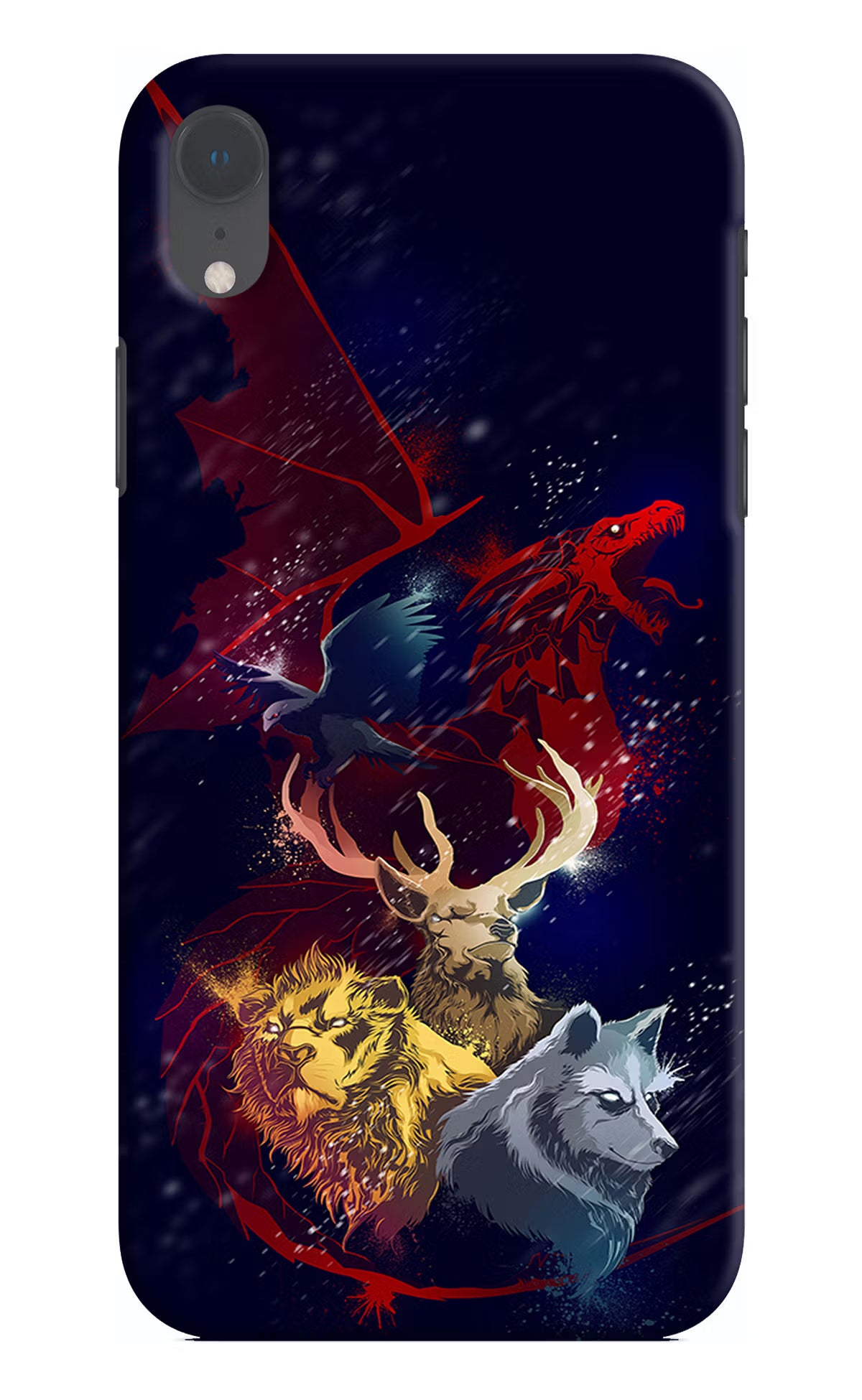 Game Of Thrones iPhone XR Hard Case Back Cover by Casekaro