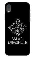 Valar Morghulis | Game Of Thrones iPhone XR Hard Case Back Cover by Casekaro