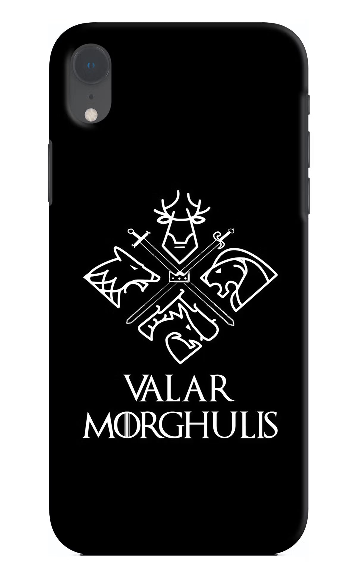 Valar Morghulis | Game Of Thrones iPhone XR Hard Case Back Cover by Casekaro