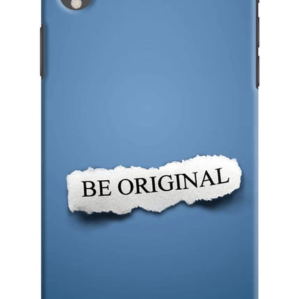 Be Original iPhone XR Hard Case Back Cover by Casekaro