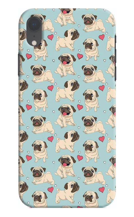 Pug Dog iPhone XR Hard Case Back Cover by Casekaro