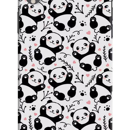 Cute Panda iPhone XR Hard Case Back Cover by Casekaro