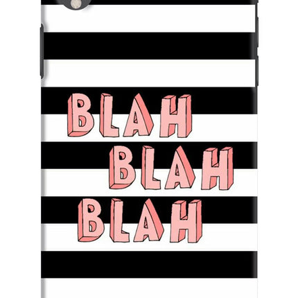 Blah Blah Blah iPhone XR Hard Case Back Cover by Casekaro
