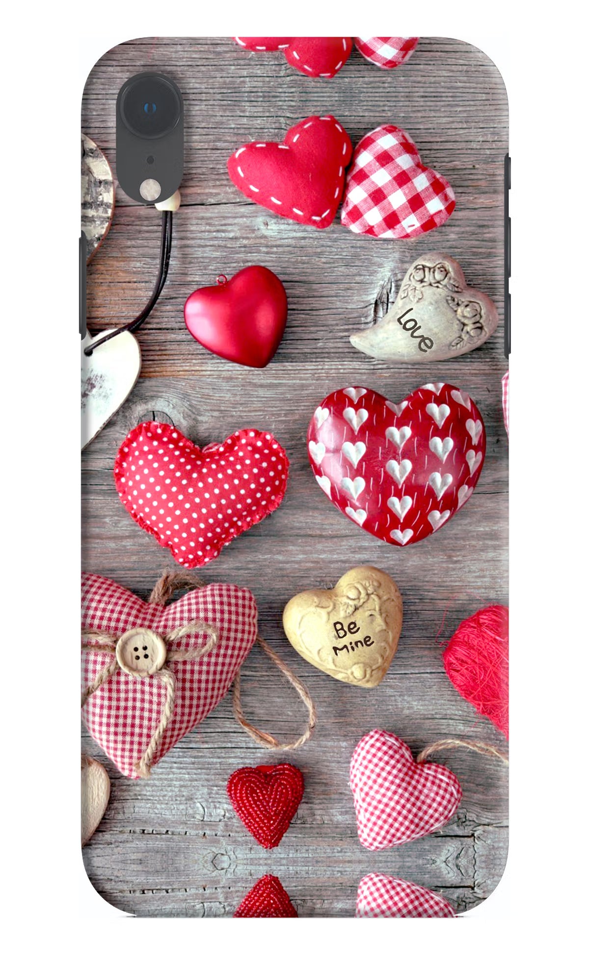Love Wallpaper iPhone XR Hard Case Back Cover by Casekaro