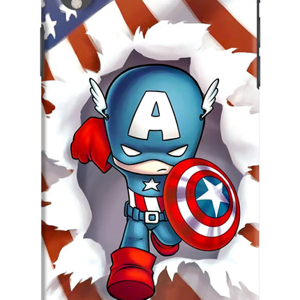 Captain America iPhone XR Hard Case Back Cover by Casekaro