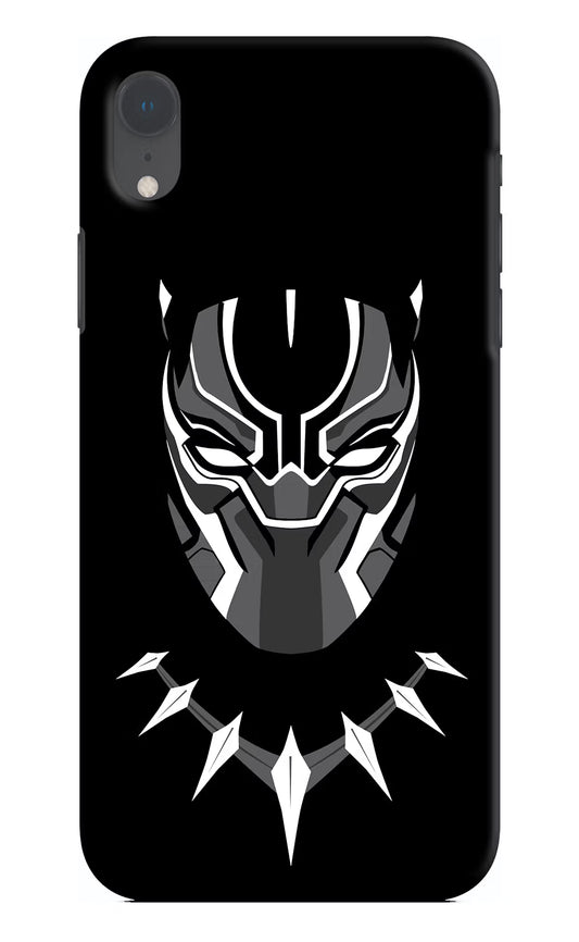 Black Panther iPhone XR Hard Case Back Cover by Casekaro