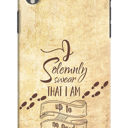 I Solemnly swear that i up to no good iPhone XR Hard Case Back Cover by Casekaro