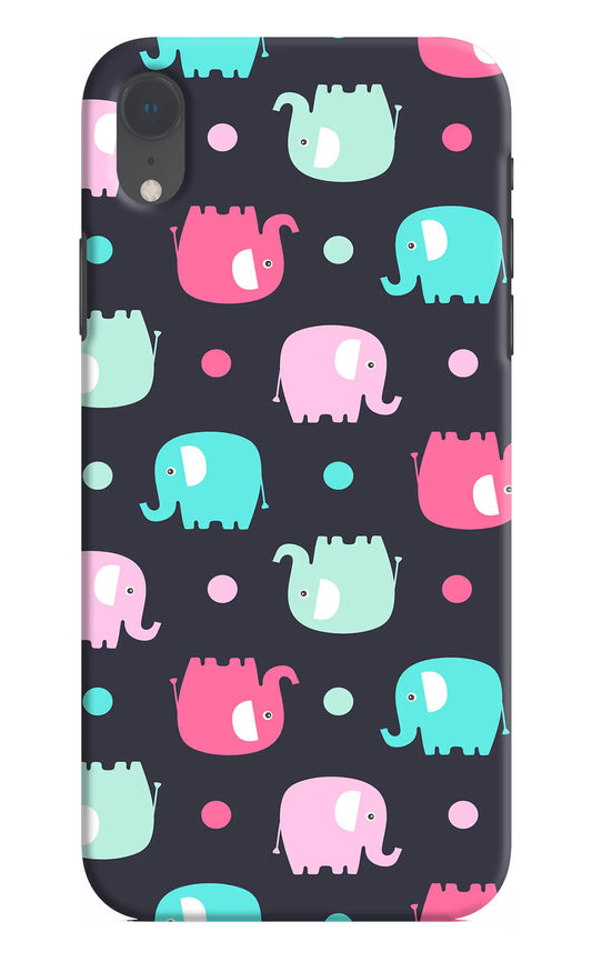 Elephants iPhone XR Hard Case Back Cover by Casekaro