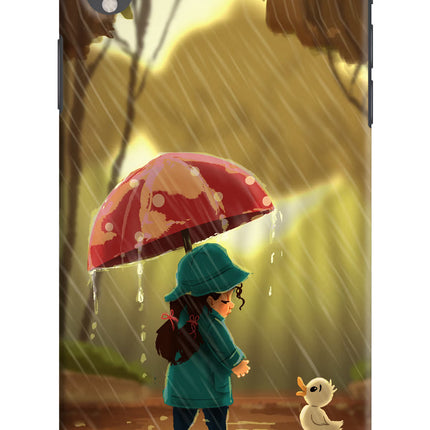 Rainy Day iPhone XR Hard Case Back Cover by Casekaro