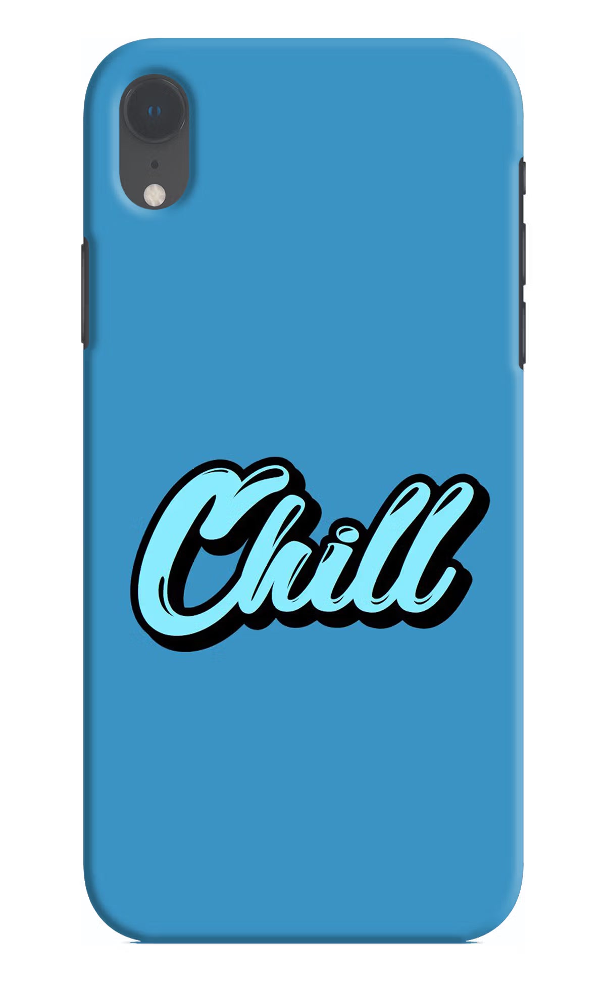 Chill iPhone XR Hard Case Back Cover by Casekaro