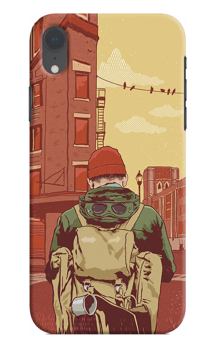 Adventurous iPhone XR Back Cover, Hard case
