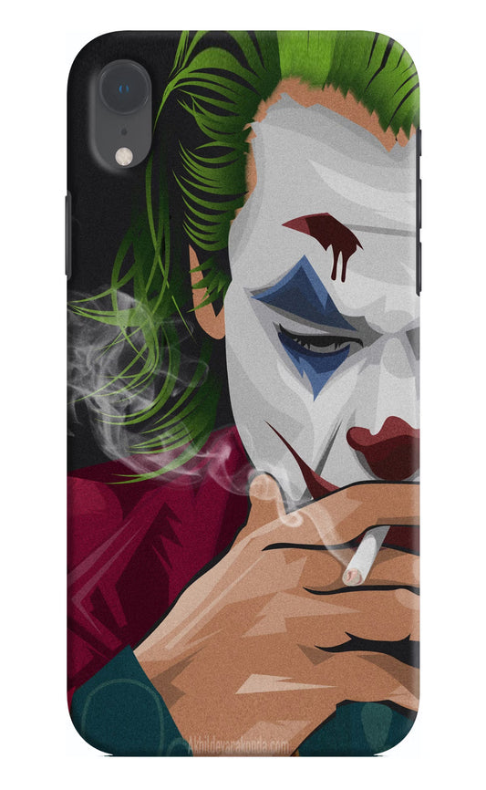 Joker Smoking iPhone XR Hard Case Back Cover by Casekaro