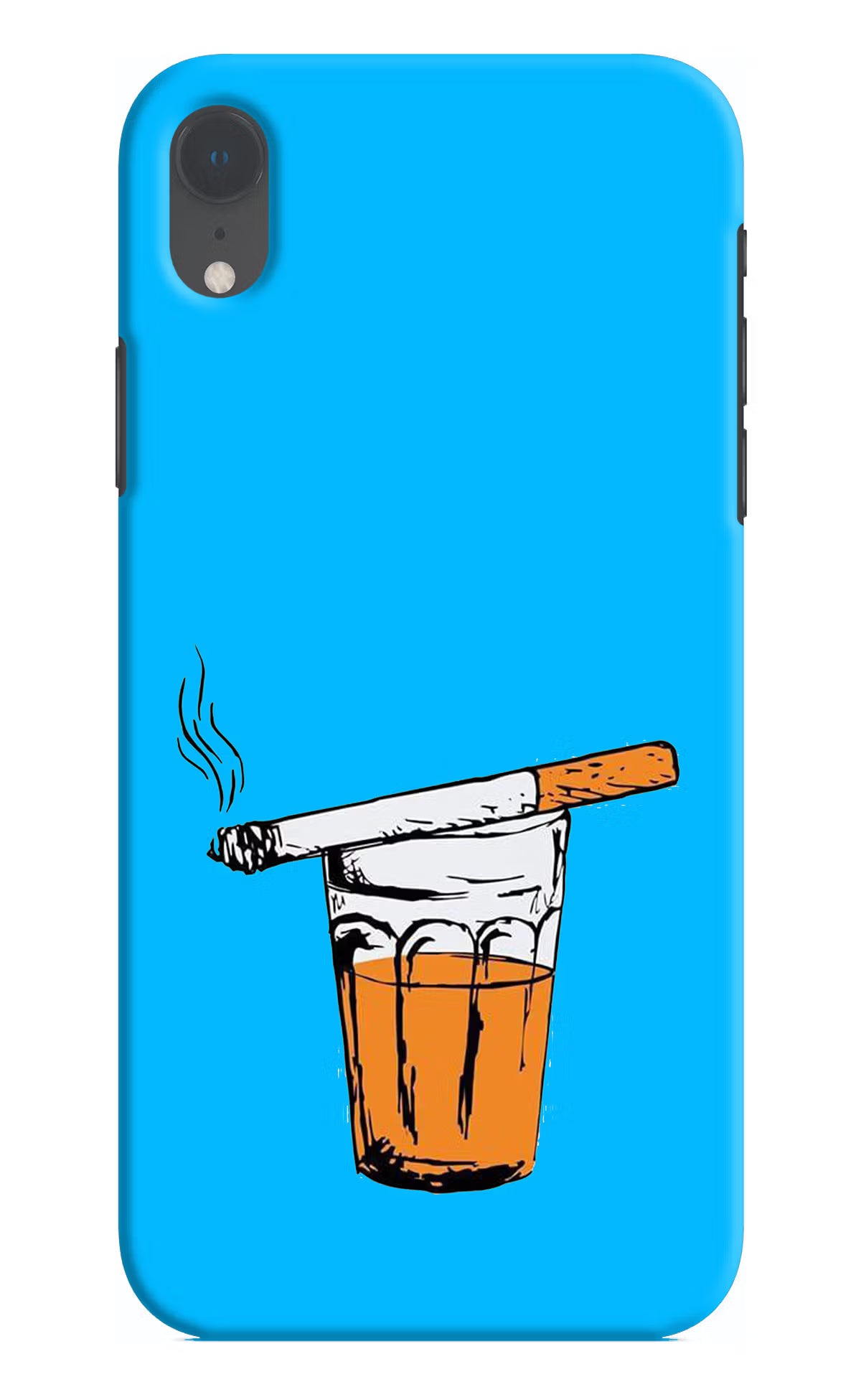 Chai Sutta iPhone XR Hard Case Back Cover by Casekaro