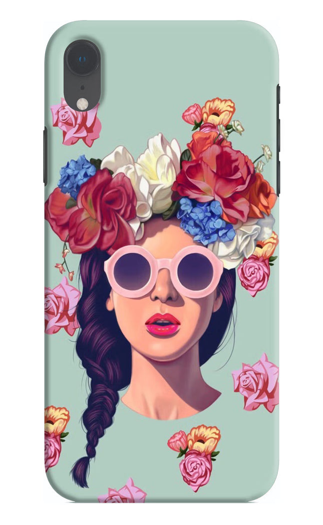 Pretty Girl iPhone XR Hard Case Back Cover by Casekaro