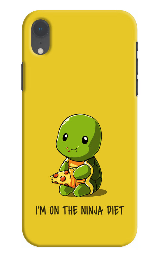 I'm on Ninja Diet iPhone XR Hard Case Back Cover by Casekaro