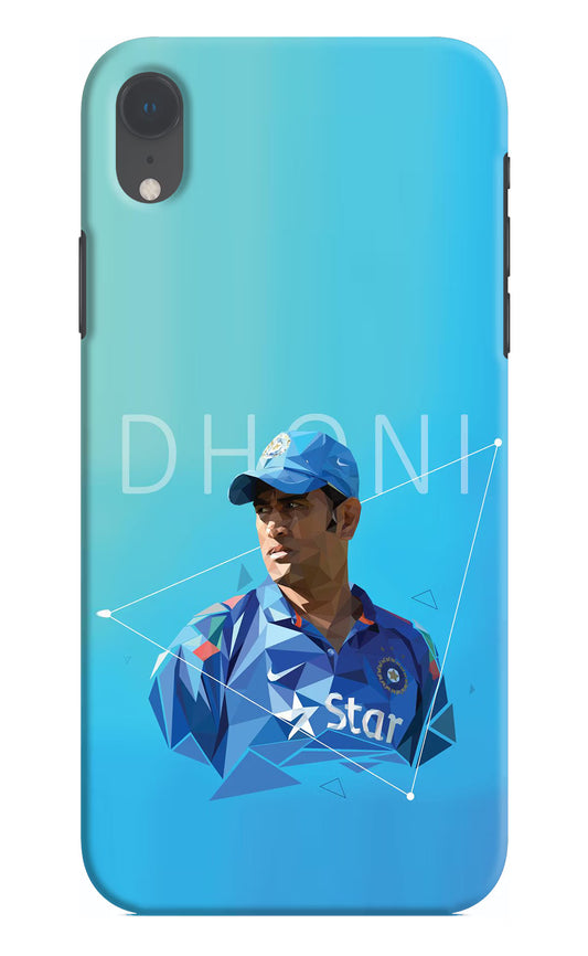Dhoni Artwork iPhone XR Hard Case Back Cover by Casekaro