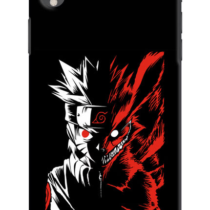 Naruto Two Face iPhone XR Hard Case Back Cover by Casekaro