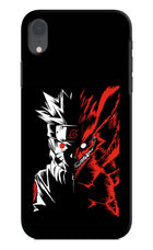 Naruto Two Face iPhone XR Hard Case Back Cover by Casekaro