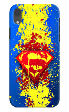Superman logo iPhone XR Hard Case Back Cover by Casekaro