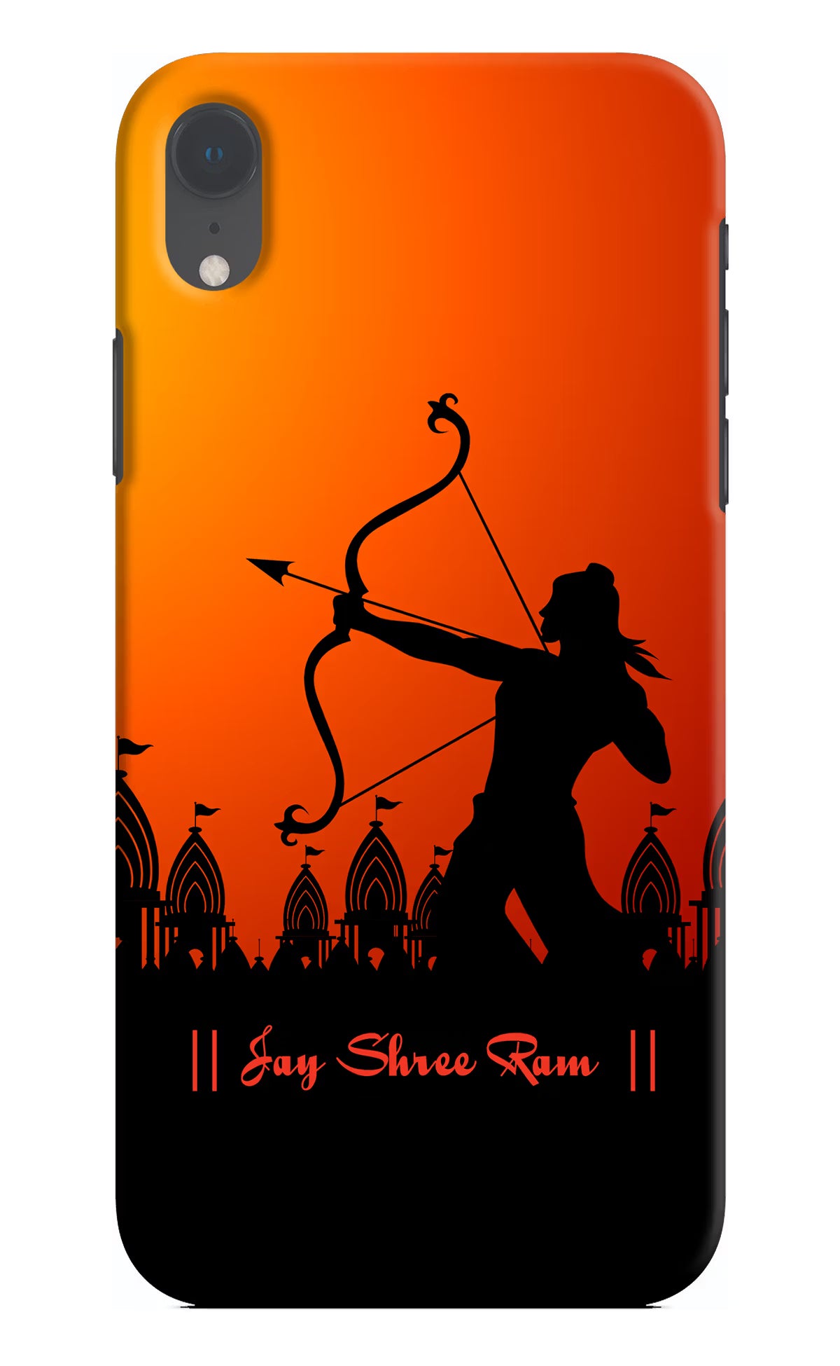 Lord Ram - 4 iPhone XR Hard Case Back Cover by Casekaro