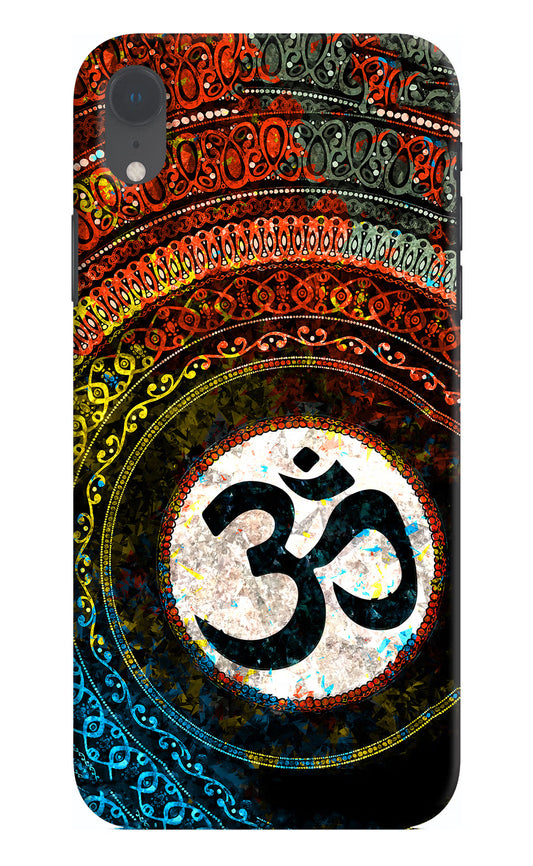 Om Cultural iPhone XR Hard Case Back Cover by Casekaro