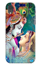 Lord Radha Krishna iPhone XR Hard Case Back Cover by Casekaro