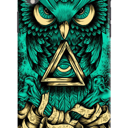 Green Owl iPhone XR Hard Case Back Cover by Casekaro
