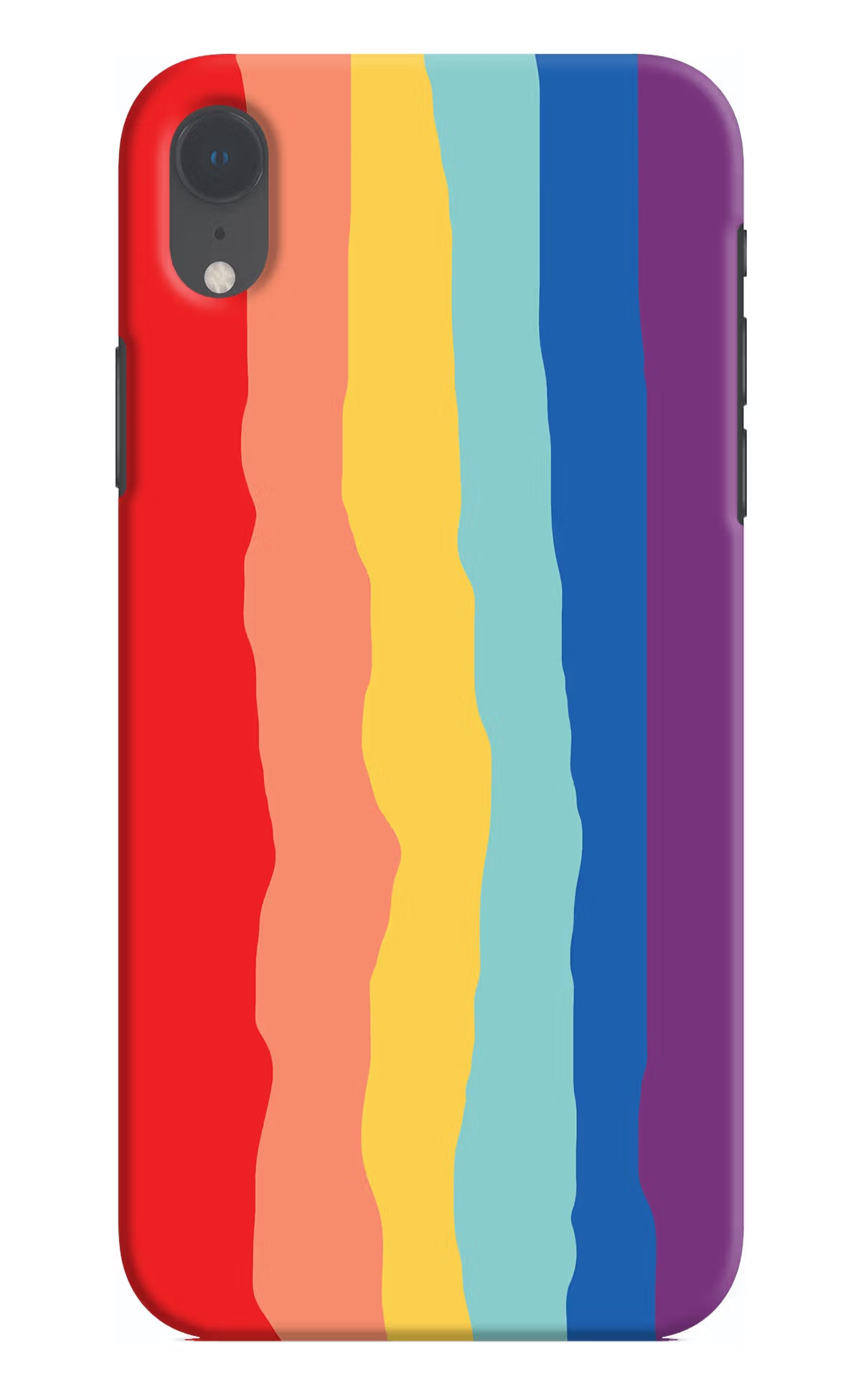 Rainbow iPhone XR Hard Case Back Cover by Casekaro