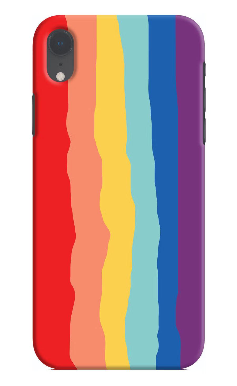 Rainbow iPhone XR Back Cover, Hard case