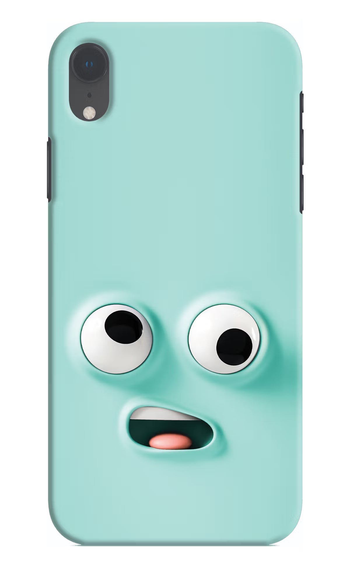 Funny Cartoon iPhone XR Hard Case Back Cover by Casekaro