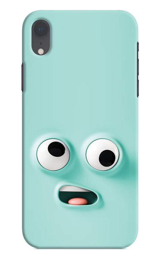 Funny Cartoon iPhone XR Hard Case Back Cover by Casekaro
