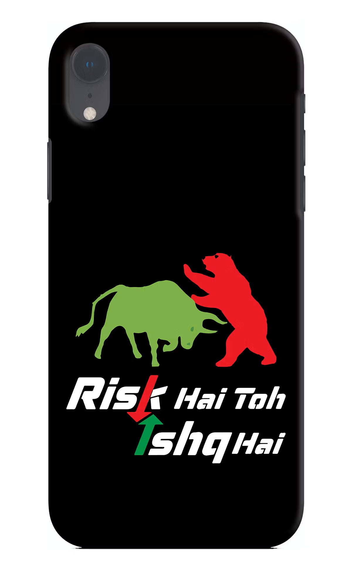 Risk Hai Toh Ishq Hai iPhone XR Hard Case Back Cover by Casekaro