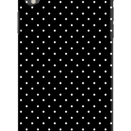 White Dots iPhone XR Hard Case Back Cover by Casekaro