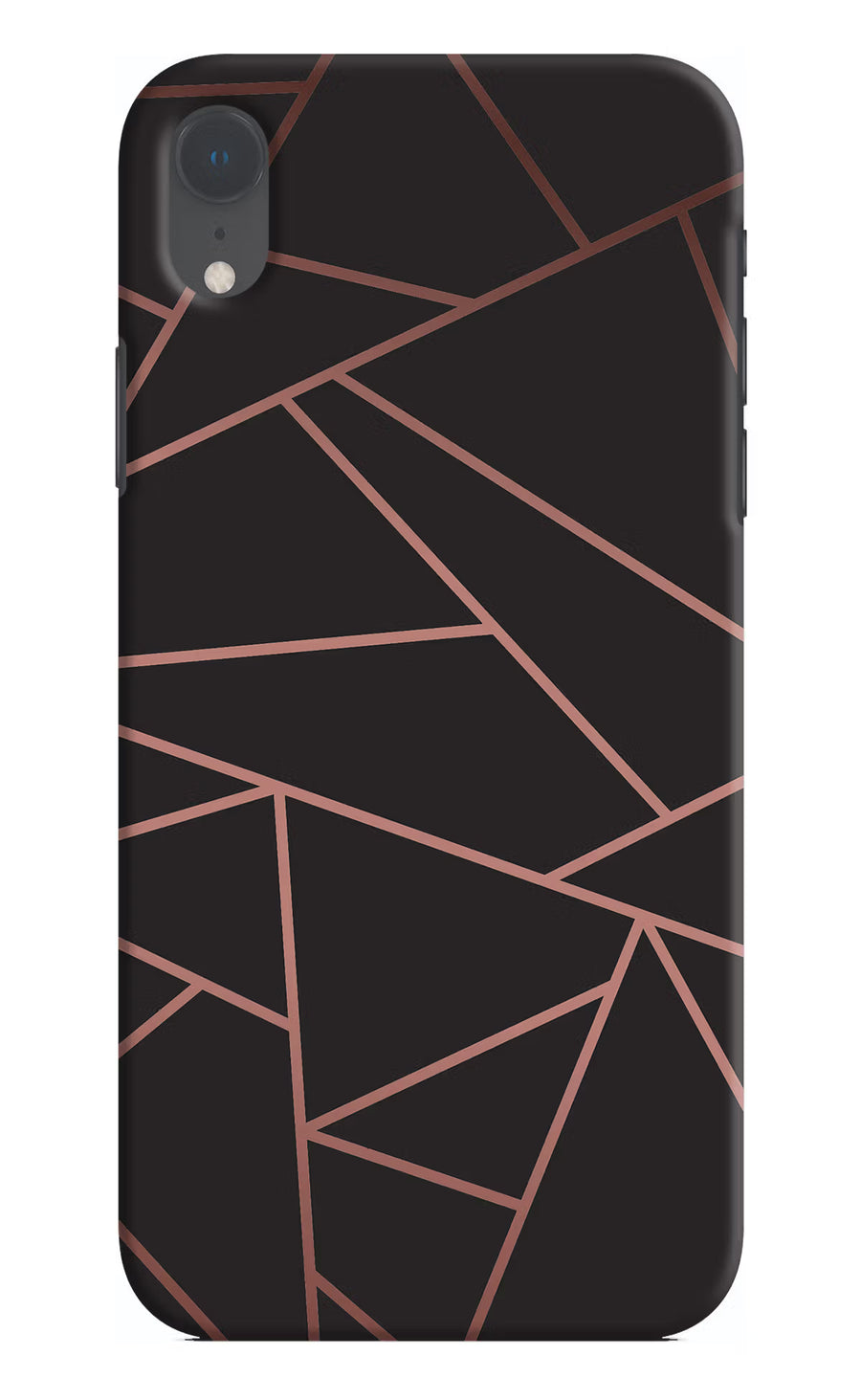 Geometric Pattern iPhone XR Back Cover, Hard case