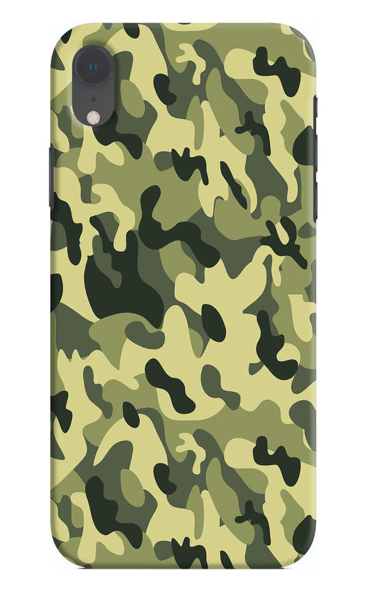 Camouflage iPhone XR Hard Case Back Cover by Casekaro