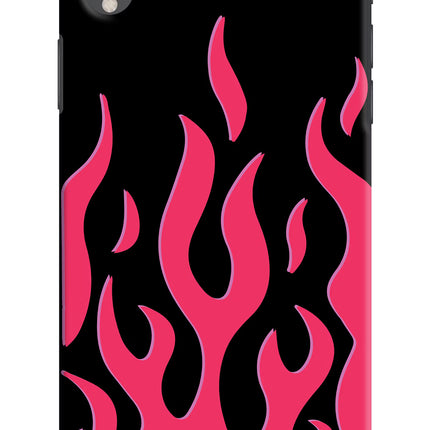 Fire Flames iPhone XR Hard Case Back Cover by Casekaro