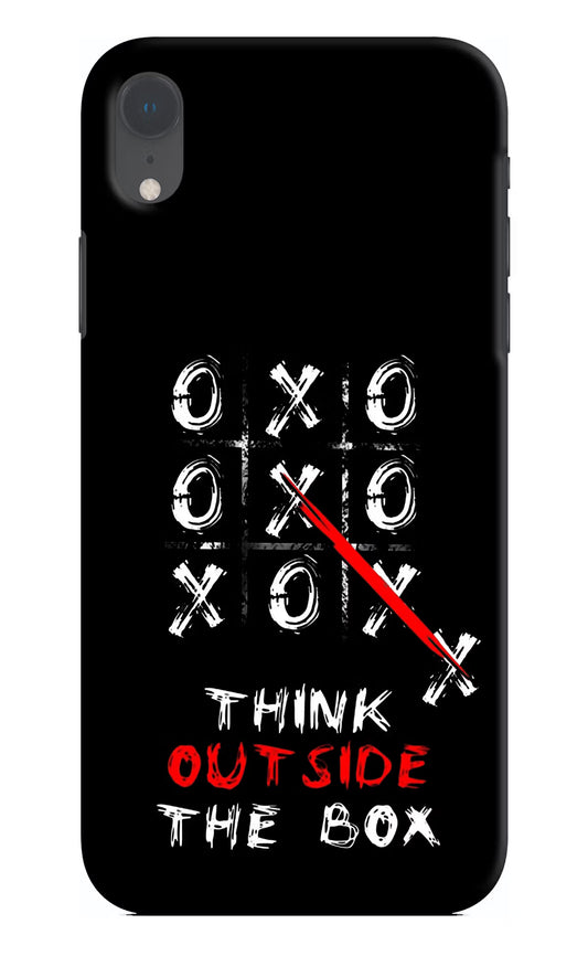 Think out of the BOX iPhone XR Hard Case Back Cover by Casekaro