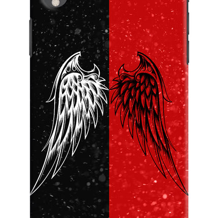 Wings iPhone XR Hard Case Back Cover by Casekaro