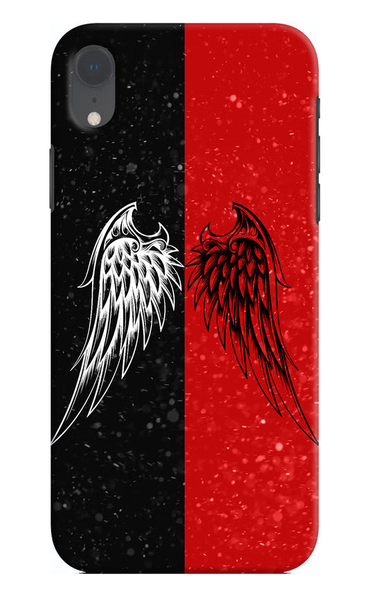 Wings iPhone XR Hard Case Back Cover by Casekaro