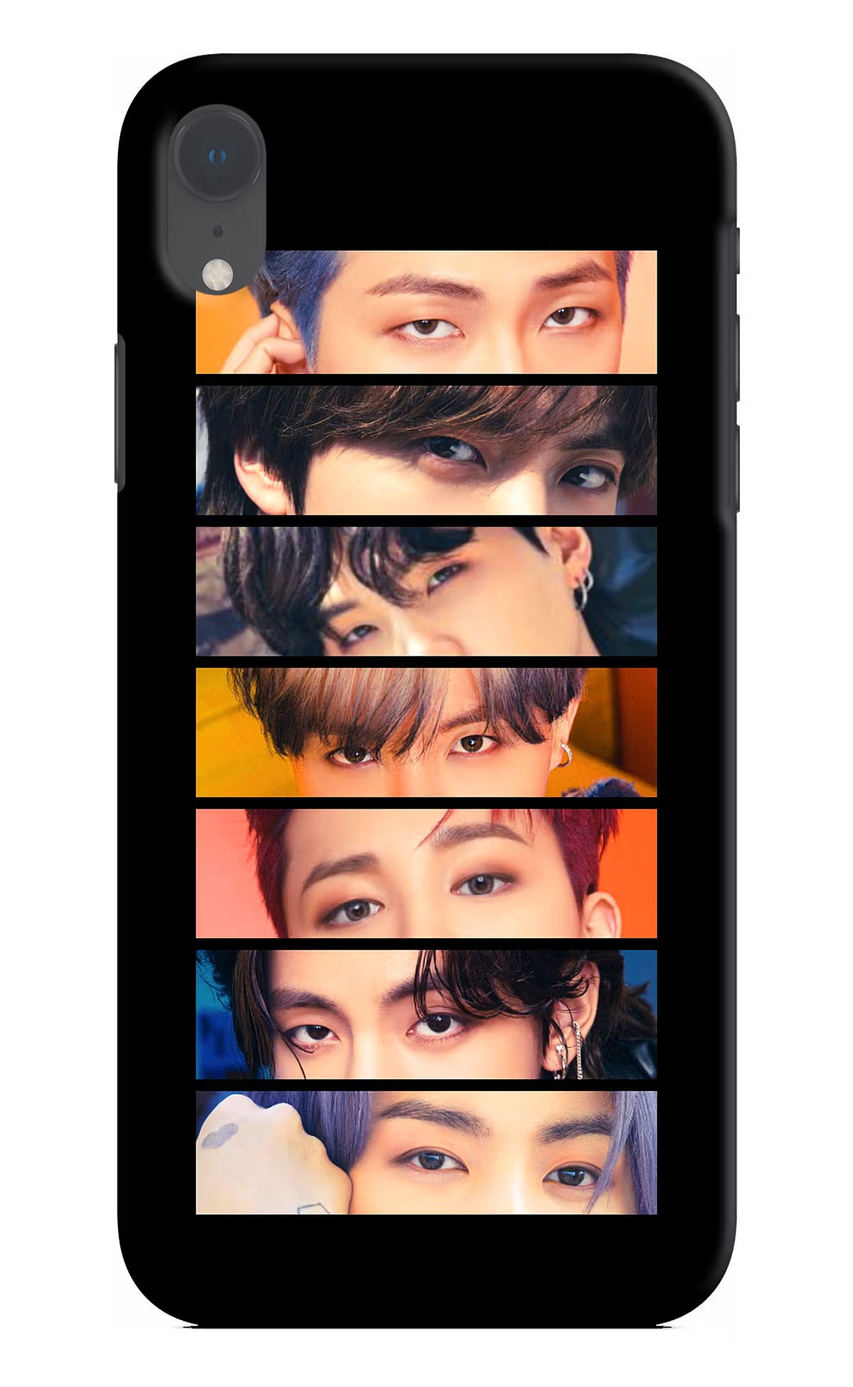 BTS Eyes iPhone XR Hard Case Back Cover by Casekaro