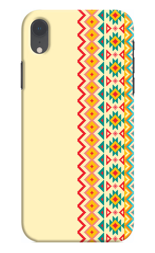 Ethnic Seamless iPhone XR Hard Case Back Cover by Casekaro
