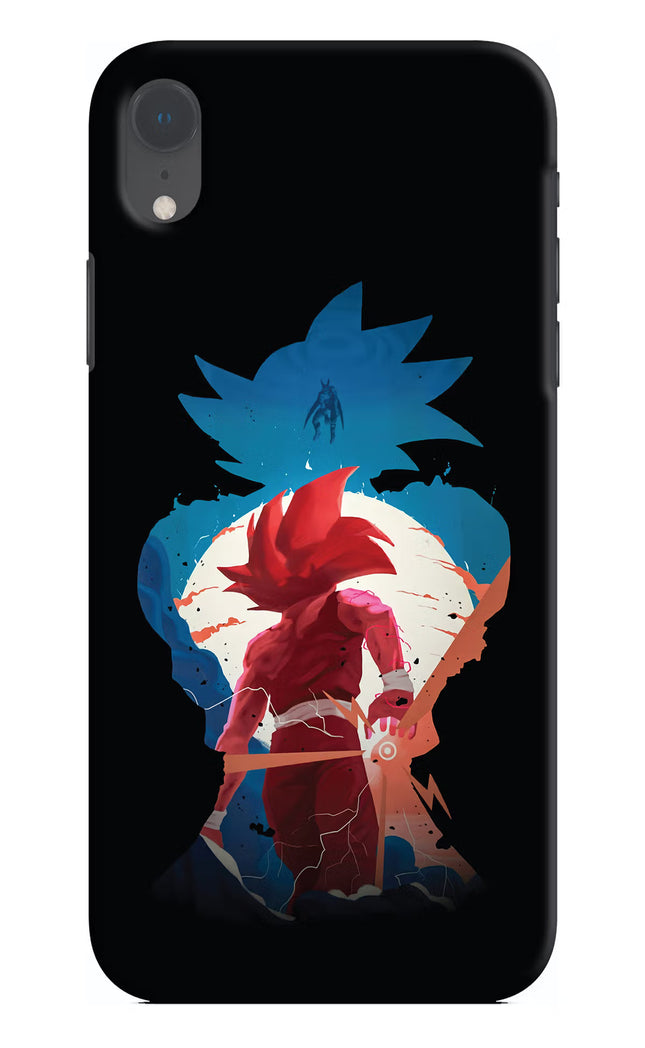 Goku iPhone XR Hard Case Back Cover by Casekaro