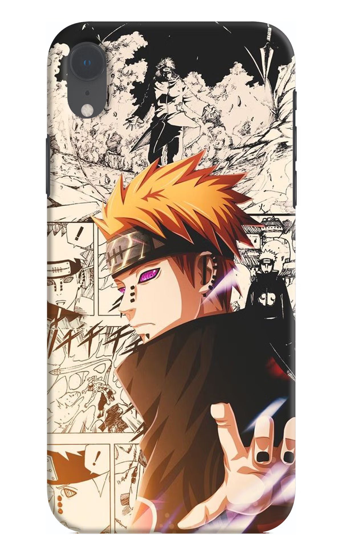 Pain Anime iPhone XR Hard Case Back Cover by Casekaro