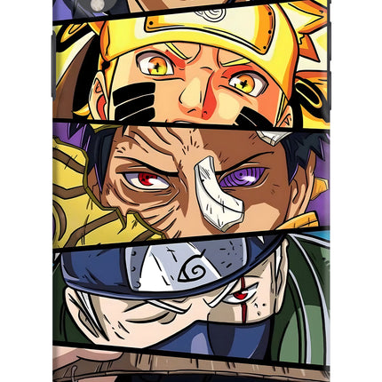Naruto Character iPhone XR Hard Case Back Cover by Casekaro